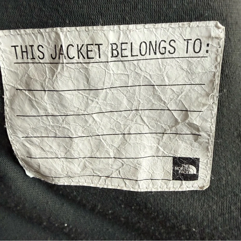 The North Face Grey Zip Soft Shell‎ Fleece Lined Jacket Boys Youth L (14-16)
